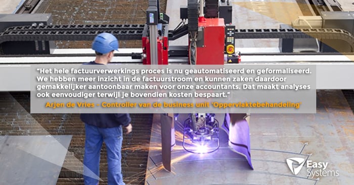 geautomatiseerde factuurverwerking case study ROTO BV quote