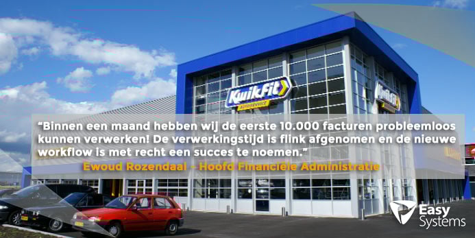 geautomatiseerde factuurverwerking Microsoft Dynamics AX case study Kwik-fit quote Ewoud Rozendaal