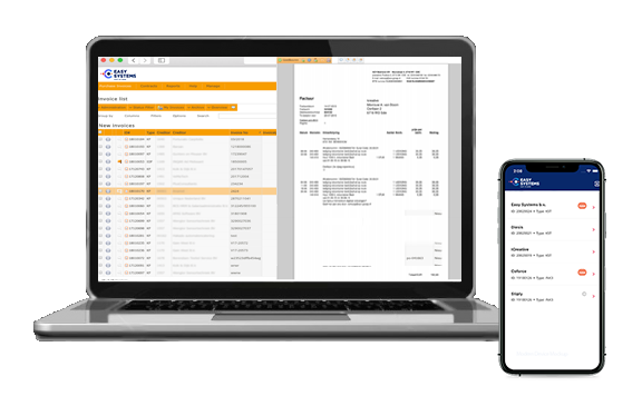 Digitale factuuvrewerking + app met achtergrond