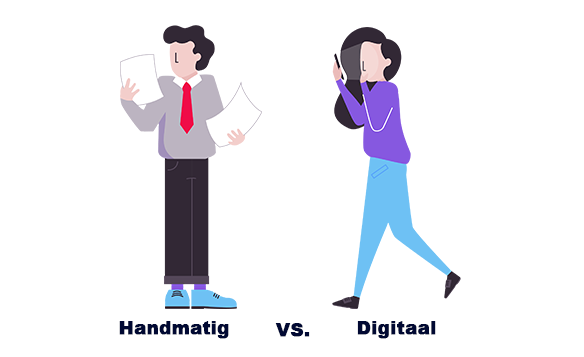 Verschil tussen handmatige en digitale factuurverwerking